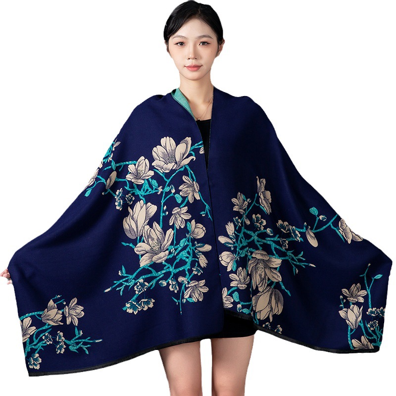 Women Winter Shawl Cashmere Sc - Cashmere Throw Blanket 评论和价格