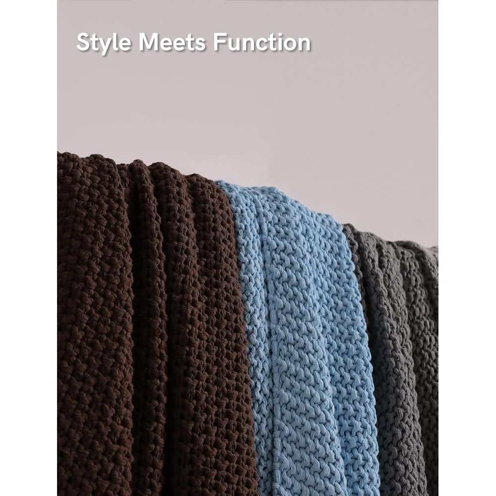 Chunky Cotton Knit Throw Blank - Cashmere Throw Blanket 评论和价格
