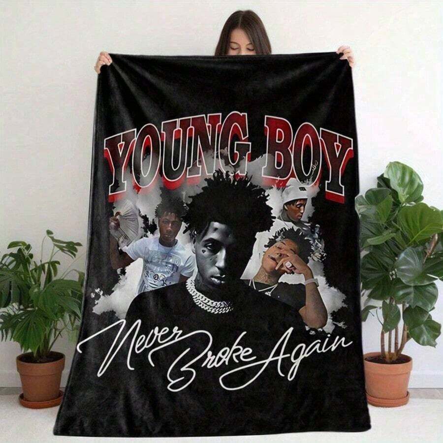 Customize Young Boy Never Brok - Cashmere Throw Blanket 评论和价格