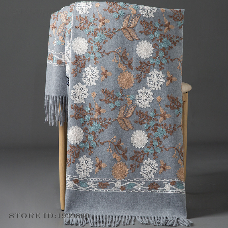 Women's Cashmere Pashmina Scar - Cashmere Throw Blanket 评论和价格