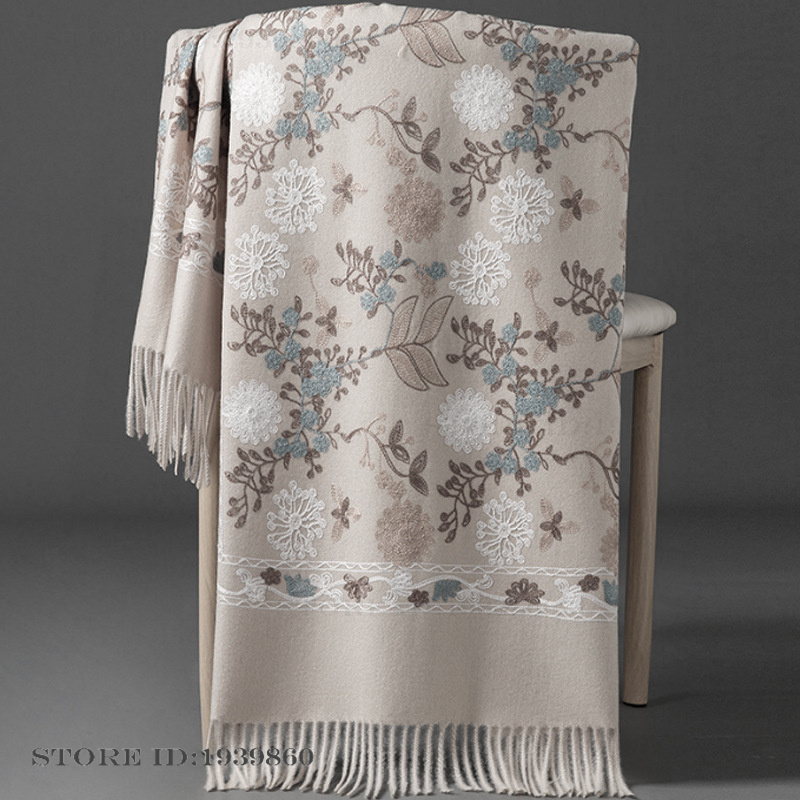 Women's Cashmere Pashmina Scar - Cashmere Throw Blanket 评论和价格