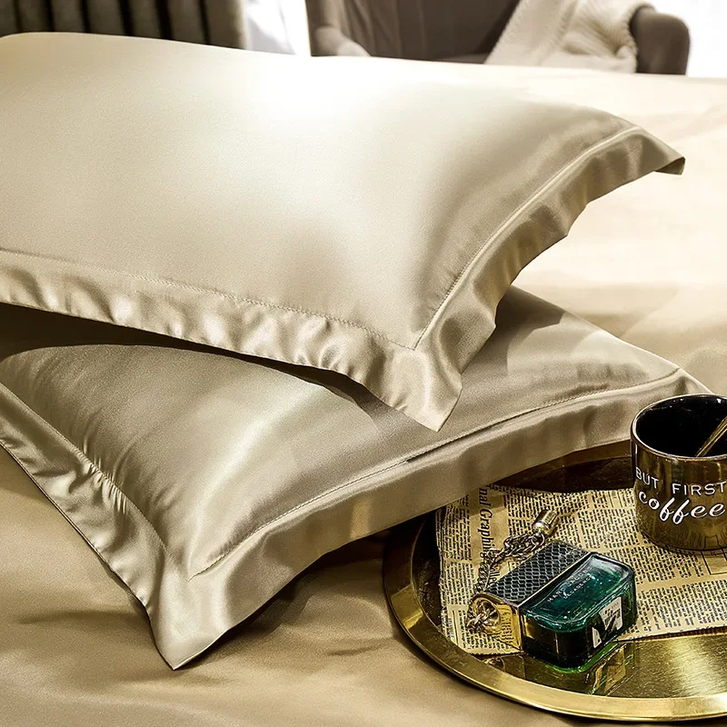 2PCS 100% Pure Real Silk pillo - Silk Pillowcase Set 评论和价格
