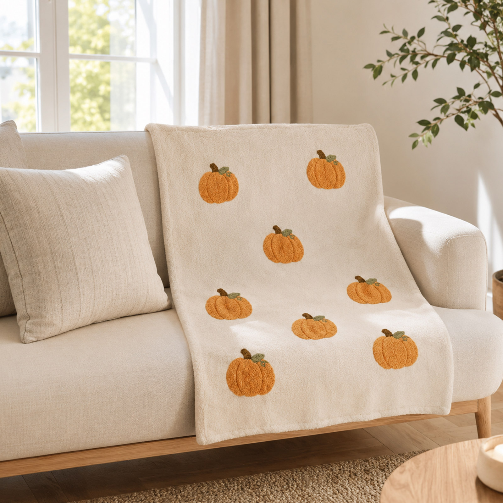 Soft Pumpkin Blanket Trending  - Cashmere Throw Blanket 评论和价格