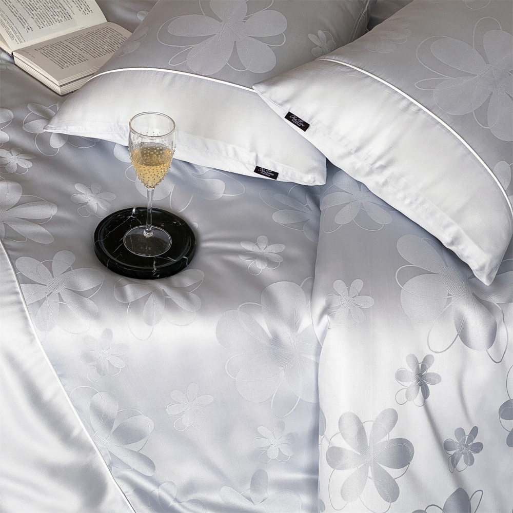 100% Mulberry Silk Jacquard Be - Silk Pillowcase Set 评论和价格