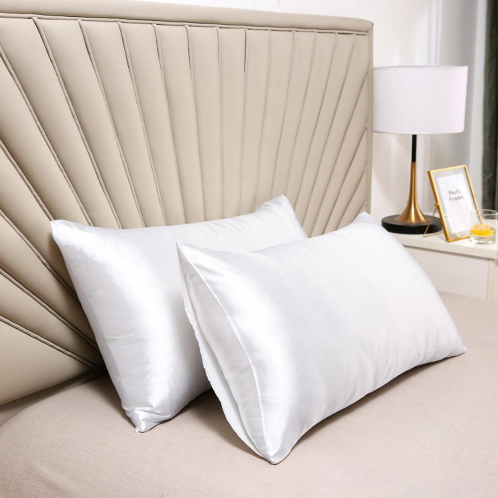 Luxury Satin Pillow Case For H - Silk Pillowcase Set 评论和价格