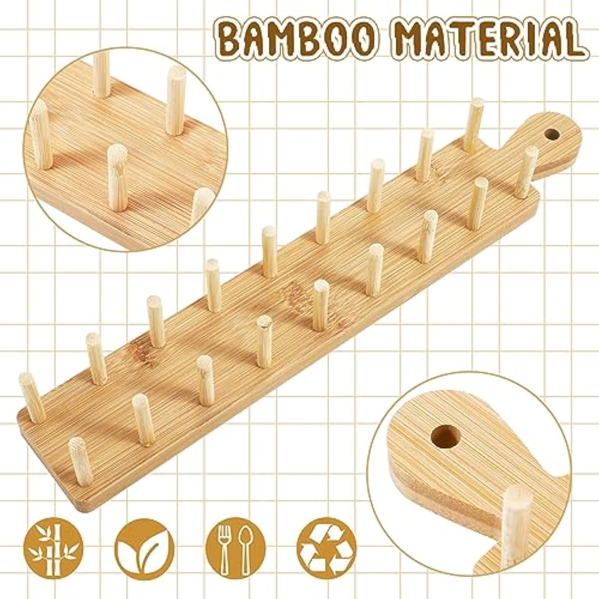 Bamboo Taco Serving Rack Set 4 - Wooden Serving Tray 评论和价格