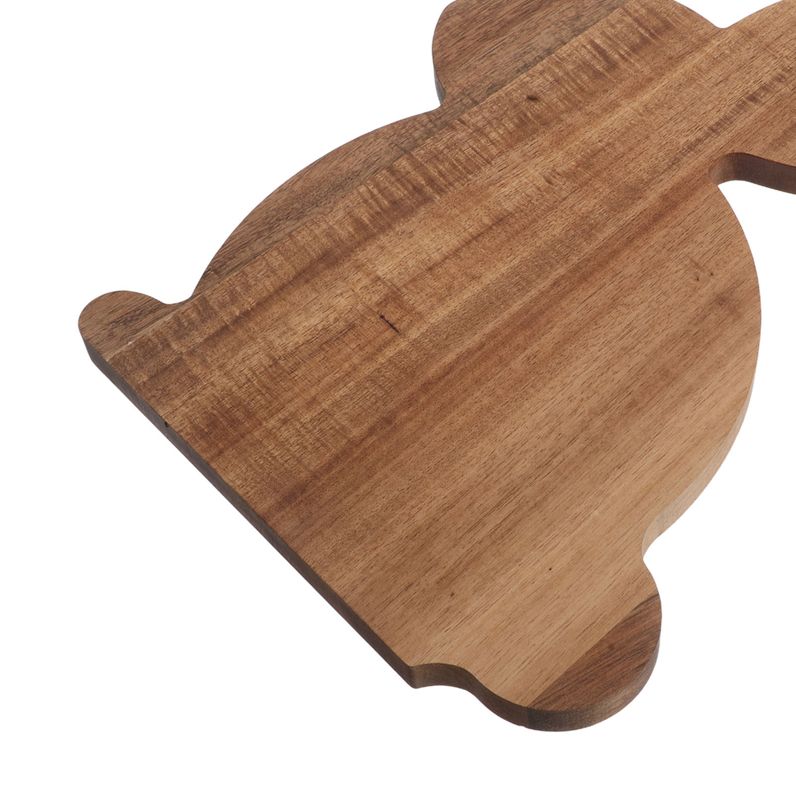 Rabbit Shaped Acacia Wood Serv - Wooden Serving Tray 评论和价格