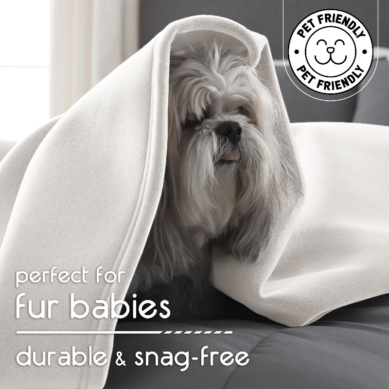 Soft All-Season Fleece Throw B - Cashmere Throw Blanket 评论和价格
