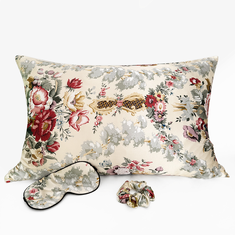 Zipper Pillowcase 1pc with Mat - Silk Pillowcase Set 评论和价格
