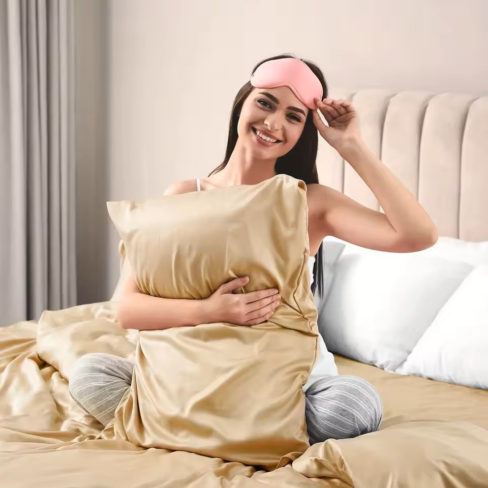 1PC Satin Pillowcase for Hair  - Silk Pillowcase Set 评论和价格