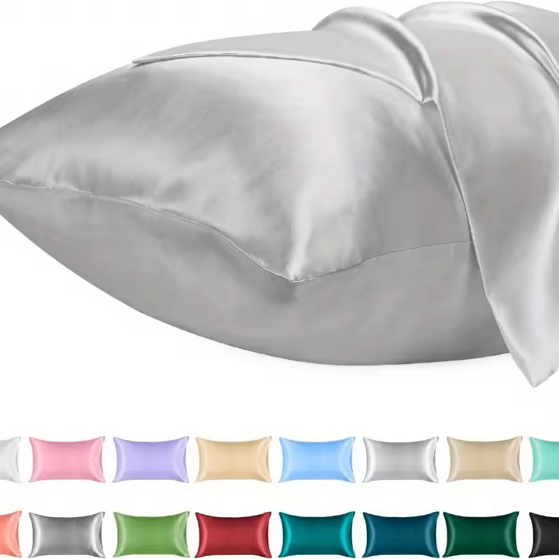 1PC Satin Pillowcase for Hair  - Silk Pillowcase Set 评论和价格