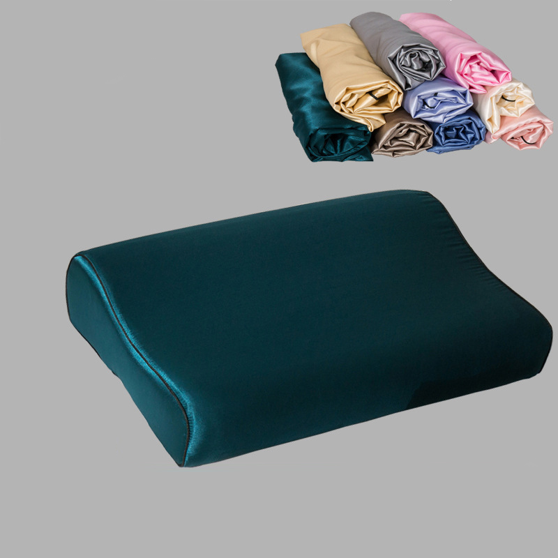Imitation Silk Satin Latex Pil - Silk Pillowcase Set 评论和价格
