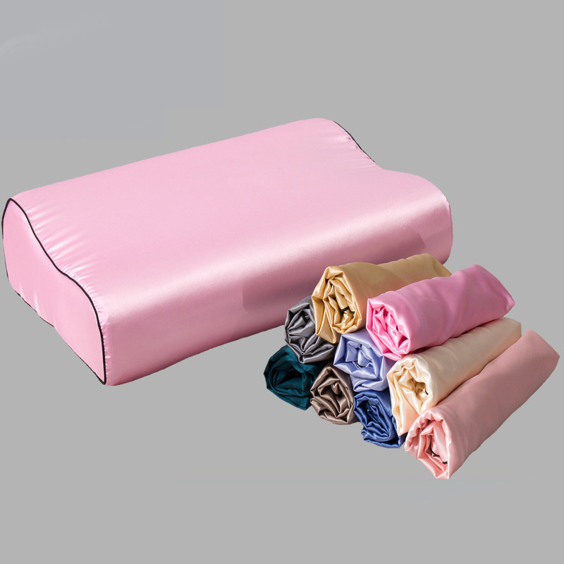 Imitation Silk Satin Latex Pil - Silk Pillowcase Set 评论和价格