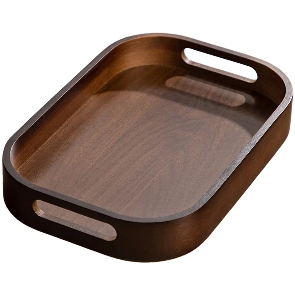 Wooden Tea Tray With Handles M - Wooden Serving Tray 评论和价格