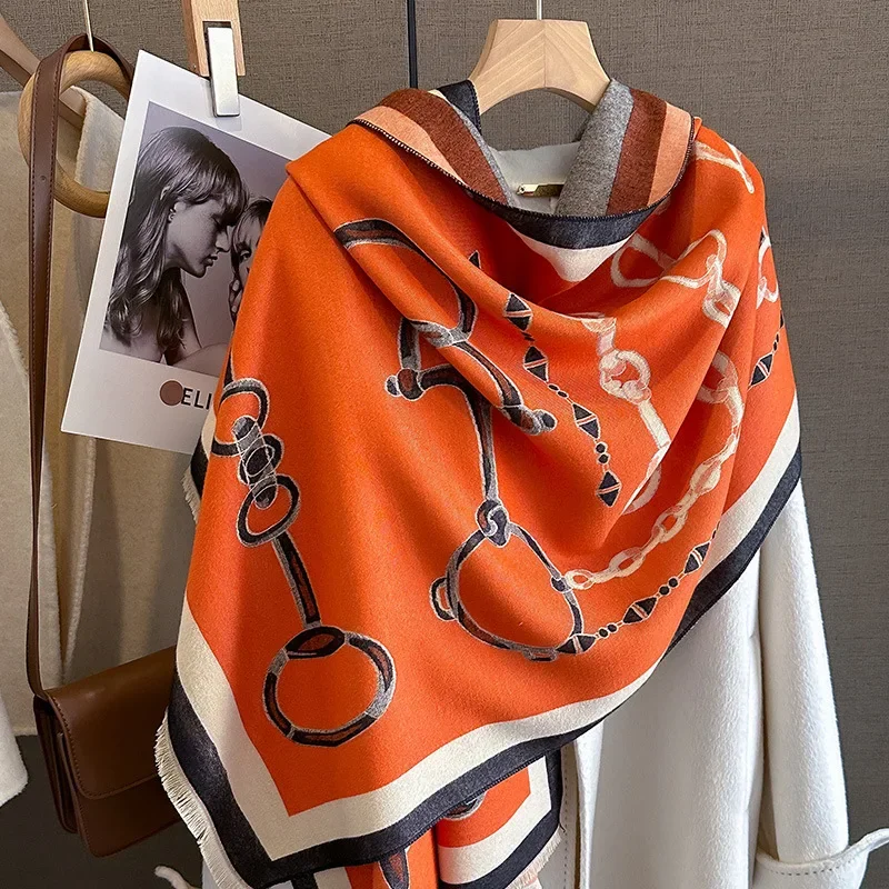2024 Luxury Warm Pashmina Shaw - Cashmere Throw Blanket 评论和价格
