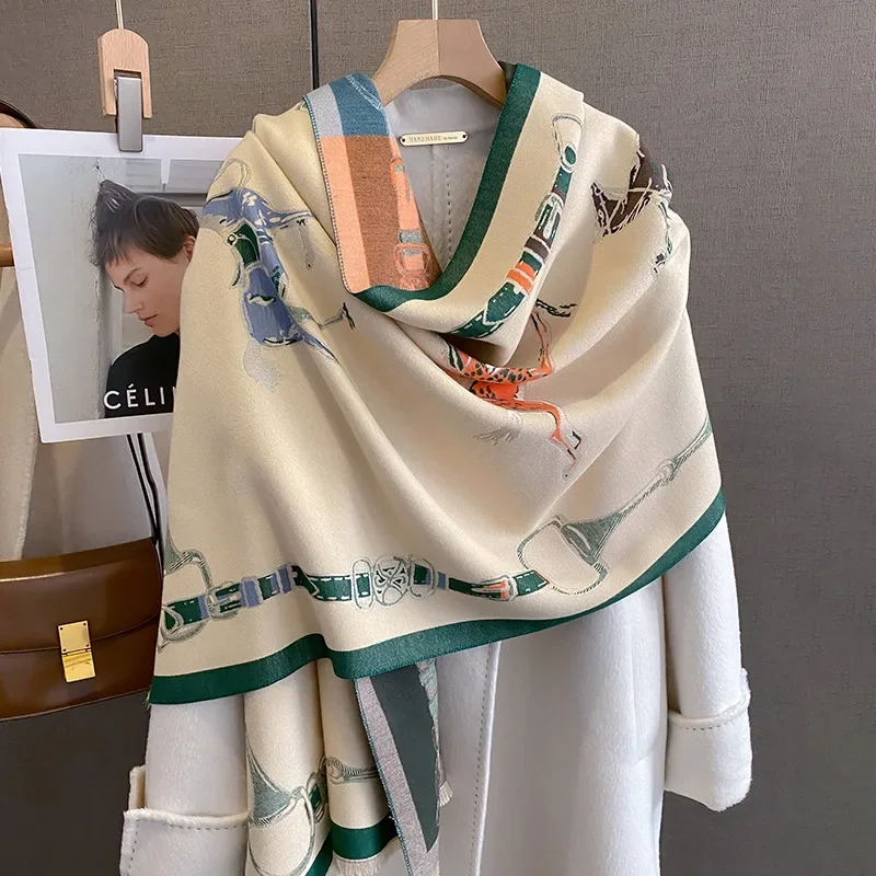 2024 Luxury Warm Pashmina Shaw - Cashmere Throw Blanket 评论和价格